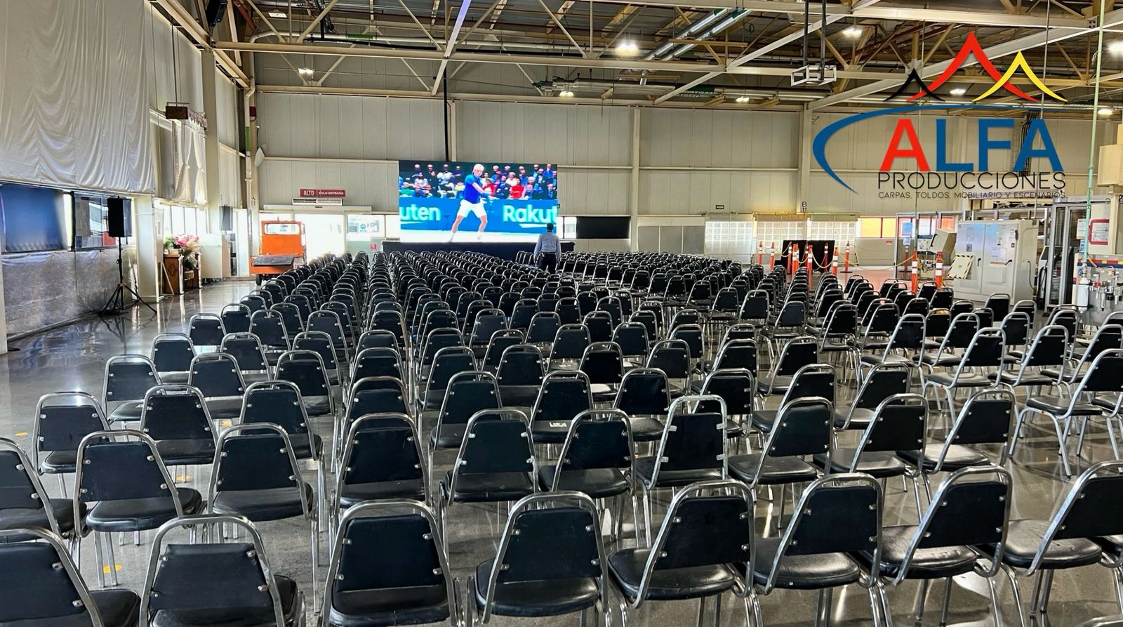 Evento corporativo masivo